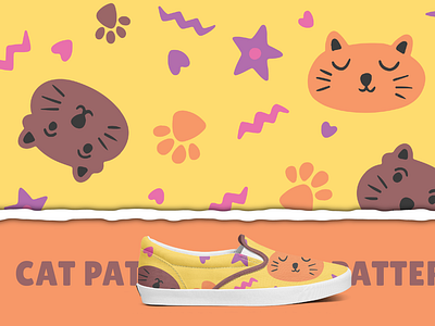 Cartoon Cute Cats Pattern