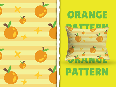 Orange Fruit Seamless Pattern