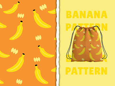 Banana Fruit Seamless Pattern