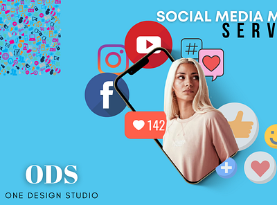 Social Media Marketing Agency 3d animation branding design graphic design illustration logo ui ux vector