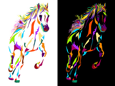 Horse color illustration adobe fresco animal illustrations animals beautiful animals colorful illustrations digital art equine horse illustrations horse lovers horses illustration illustration art illustrations illustrator love horses vector art wild animals