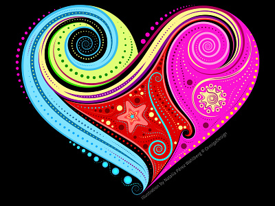 Love is colorful beautiful beauty boundless love colorful heart colorful love colors digital art digital artist digital vector art diversity is beautiful heart heart illustration illustration illustration art illustrations illustrator illustrator for hire love variety is beautiful vector art