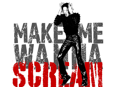 Michael Jackson Scream adobe draw adobe illustrator adobe illustrator draw design digital art famous people graphic design graphic designer illustration illustration art illustrations illustrator line illustration michael jackson pop culture type and illustration typography