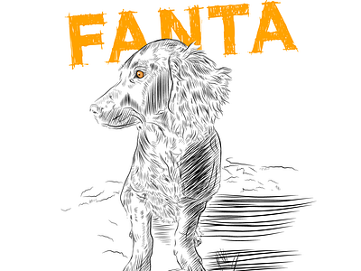 Fanta the dog adobe illustrator adobe illustrator draw animal art animal illustration animals digital art dog illustration dogs graphic designer illustration illustration art illustration design