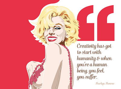 Marilyn coquetish adobe illustrator adobe illustrator draw digital art graphic designer illustration illustration art illustration design illustrations illustrator marilyn monroe marilyn monroe illustration marilyn quotes pop culture quotes vector art