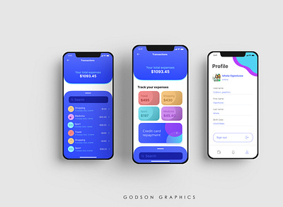 Money App Design app graphic design illustration typography ui ux