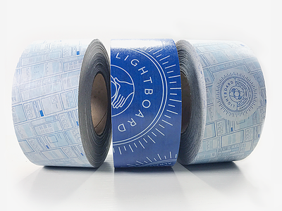 Lightboard Custom Packing Tape illustration packaging packing tape shipping tape stickermule swag