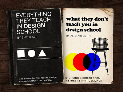 The Sum of All Design Knowledge 😀 cover design fake cover graphic design tips joke pun