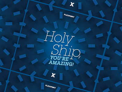 Holy Ship, You're Amazing! bad joke card greeting card puns typography