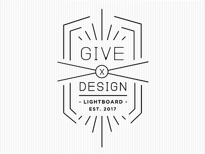 GIVExDESIGN Seal logo non profit seal vector