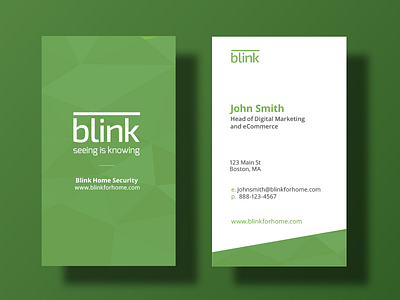 Blink Business Card