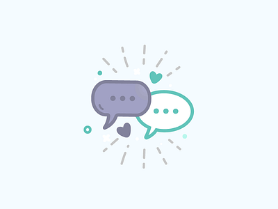 Conversation Starter icons illustration vector