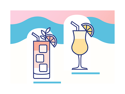 Beverage Icon Set