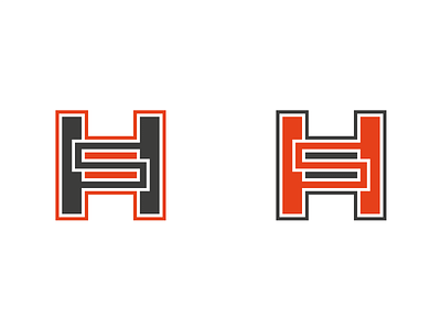 Logo Redesign gray h logo orange redesign s