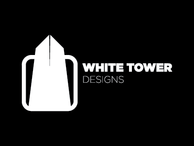 WTD and black logo white