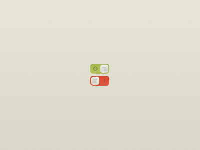 Toggles green i o rebound red switch toggle ui