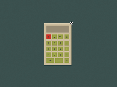 Calculator beige claculator green open sans psd rebound red widget