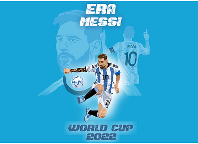 Lionel Messi World Cup 2022 Qatar Football champions, GOAT 2022 leomessi lionelmessi messi messicartoon messiilustration messiportreit messivector worldcup