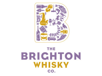 The Brighton Whisky Co. branding brighton illustration logo whisky