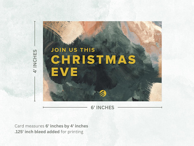 Church Christmas Eve Canva template