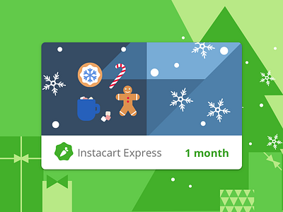 Instacart Express Digital Holiday Gift Cards