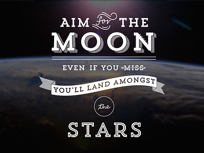 Inspirational Quotes backplane space quotes typography