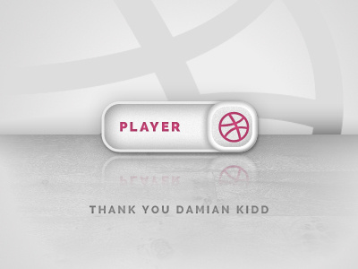 Dribbble Thanks dribbble invite first shot player thank you