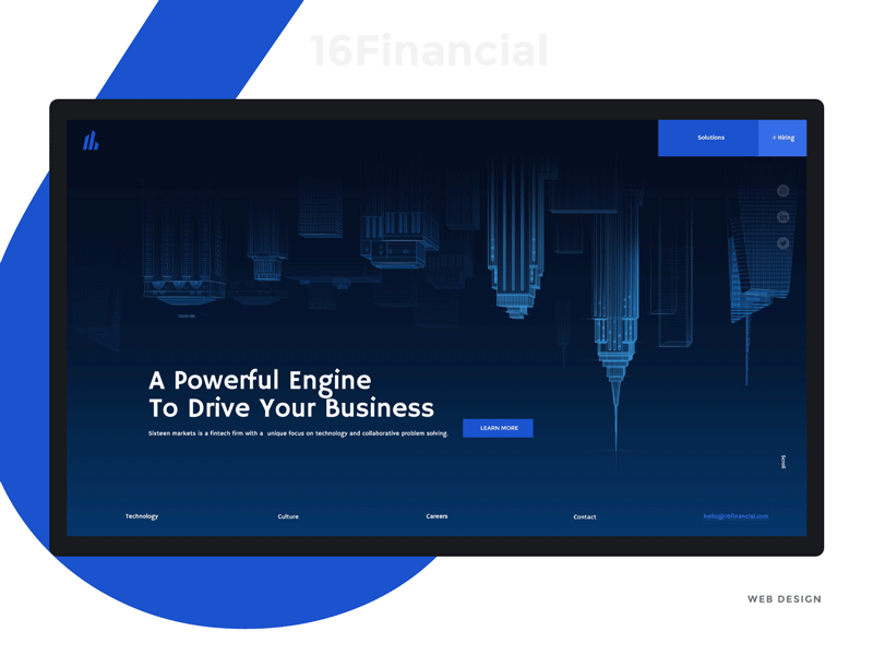 NewYork Financial Branding / OfficialWebDesign financial fintech official pc tech technology ux web