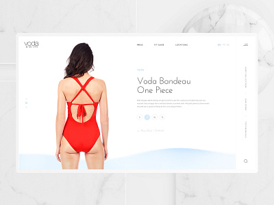 Swimwear Brand WebDesign