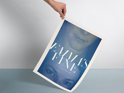Poster Design: Emma's Fine art direction didot graphic design movie poster photography poster design typography