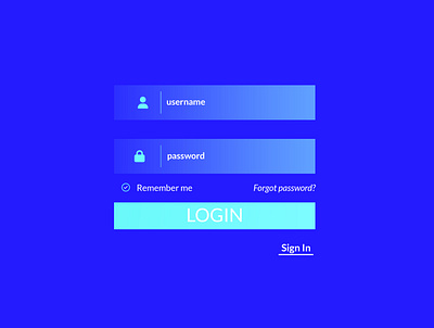 LOGIN FORM