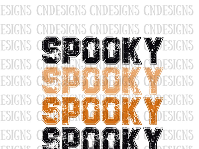 Spooky PNG | Varsity Letter png | Halloween png