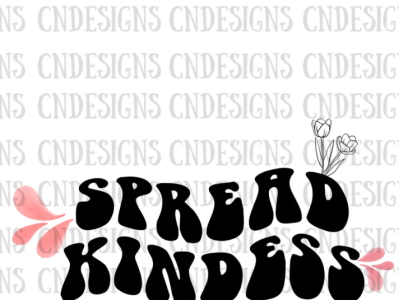 Spread Kindness PNG | Retro Boho PNG app branding design graphic design illustration logo typography ui ux vector
