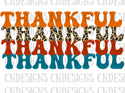 Thankful PNG | Thanksgiving PNG | Fall PNG app branding design graphic design illustration logo typography ui ux vector