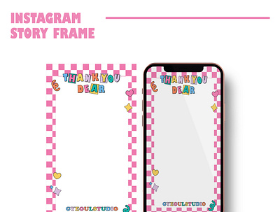 Instagram Story Frame branding design graphic design illustration k pop