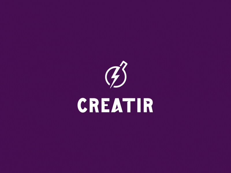 Creatir Logo Animation after effects animation branding design gif illustration logo logo animation logo reveal ui vector
