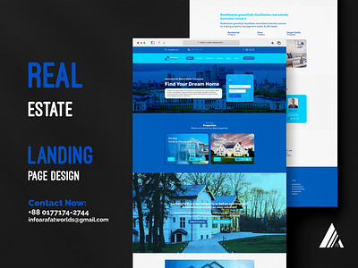 Real Estate Landing Page Design Template