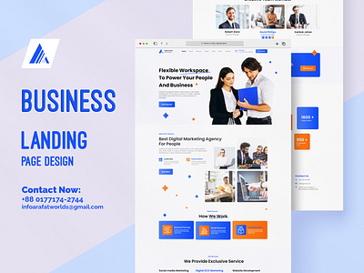 Digital Marketing Agency Landing Page Design