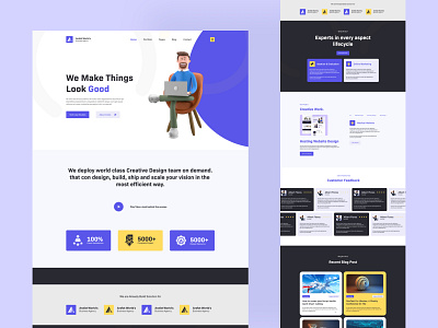 Digital Marketing Agency Landing Page Design