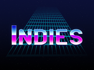 Indies 80s adobe banner graphic design indies photoshop
