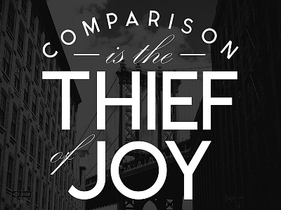 Comparison art deco comparison graphic design joy steal thief typography