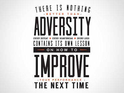 Adversity