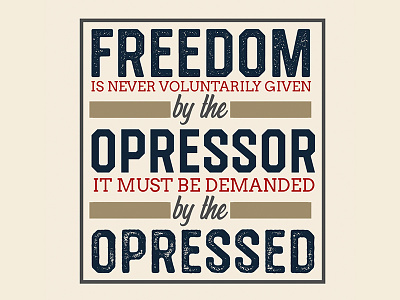 Freedom african american black freedom martin luther king mlk poster quote typography wisdom