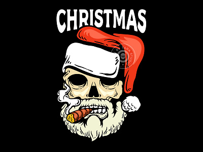 Christmas artwork brand design digital drawing graphic design illustration merch tattoo tee tshirt