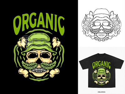 Organic Illustration art artwork brand character design design digital digital draw drawing graphic design illustration tshirt design