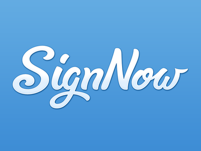 SignNow logo redesign (web app version) logo redesign script signature signnow