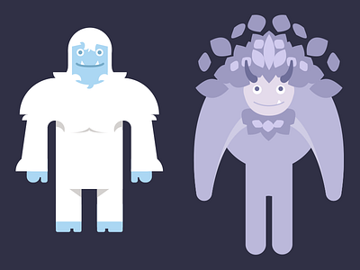 Yeti funny characters character design yeti