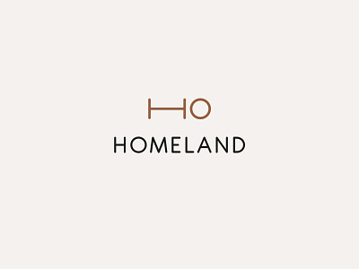Homeland Logo branding graphic design interior design logo logo design manufacture visual identity