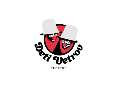 Mime theater clown logo mime show theater theatre