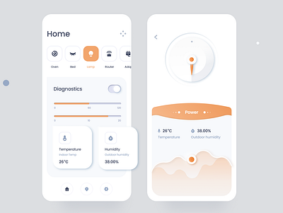 Smart Home Concept 🏠 concept design home mobile ui ux